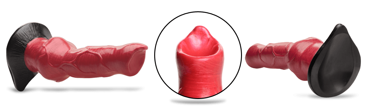 Creature Cocks Hell-Hound Canine Penis Silicone Dildo
