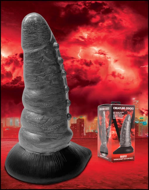 Creature Cocks Beastly Tapered Bumpy Silicone Dildo