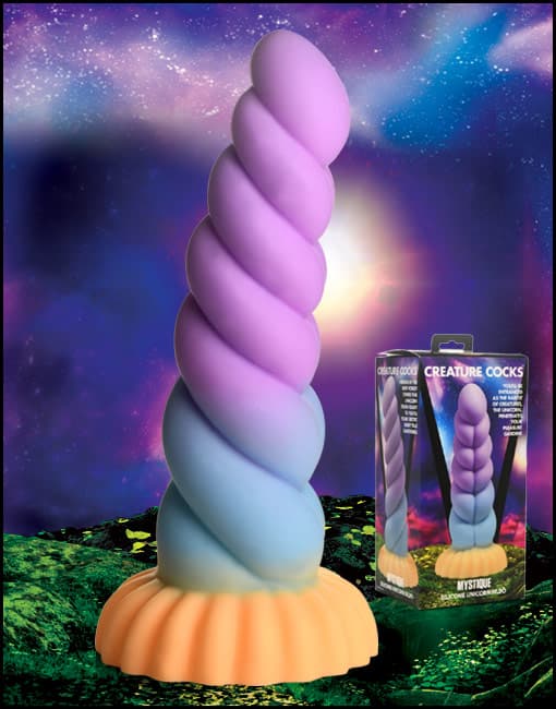 Creature Cocks Mystique Silicone Unicorn Dildo