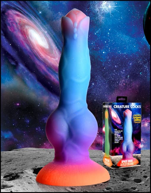 Creature Cocks Space Cock Glow-in-the-Dark Alien