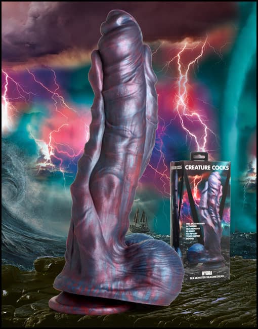 Creature Cocks Hydra Sea Monster Silicone Dildo