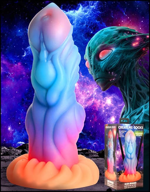 Creature Cocks Alien Invader Alien Glow-in-the-Dark