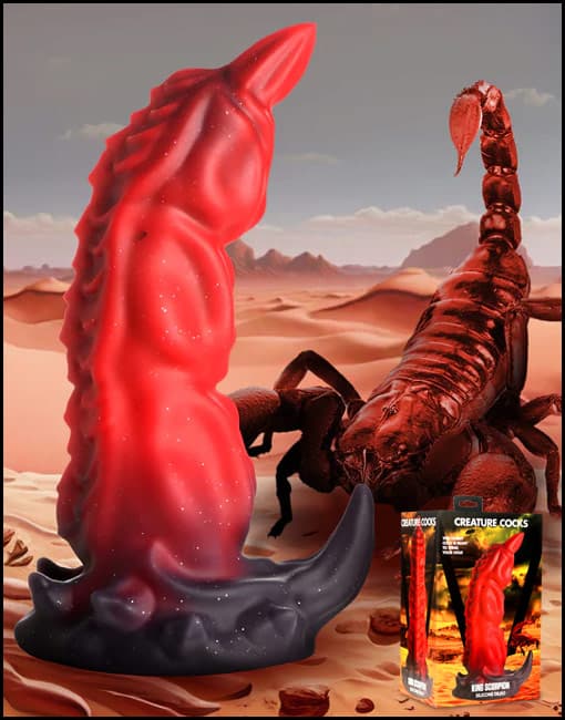 Creature Cocks King Scorpion Silicone Dildo
