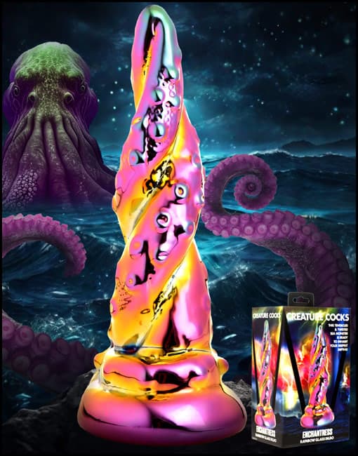 Creature Cocks Enchantress Rainbow Glass Dildo