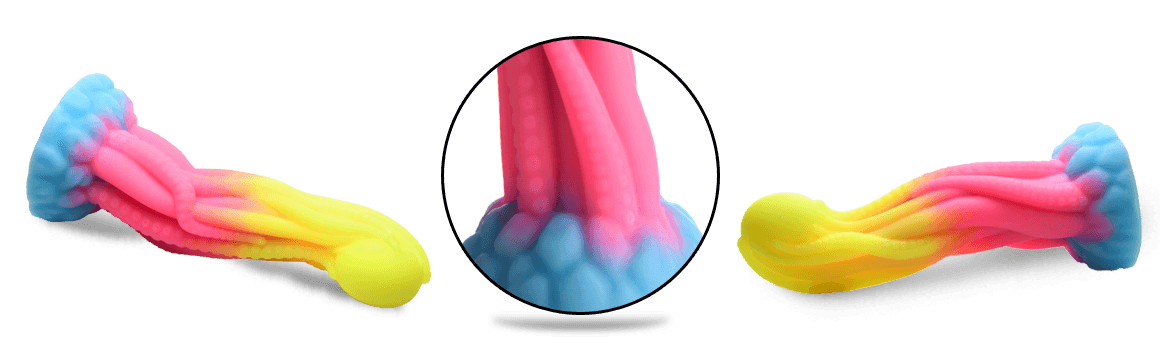 Creature Cocks Tenta-Glow Glow-in-the-Dark Silicone Dildo