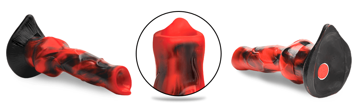Creature Cocks Vibra Beast Vibrating Silicone Dildo