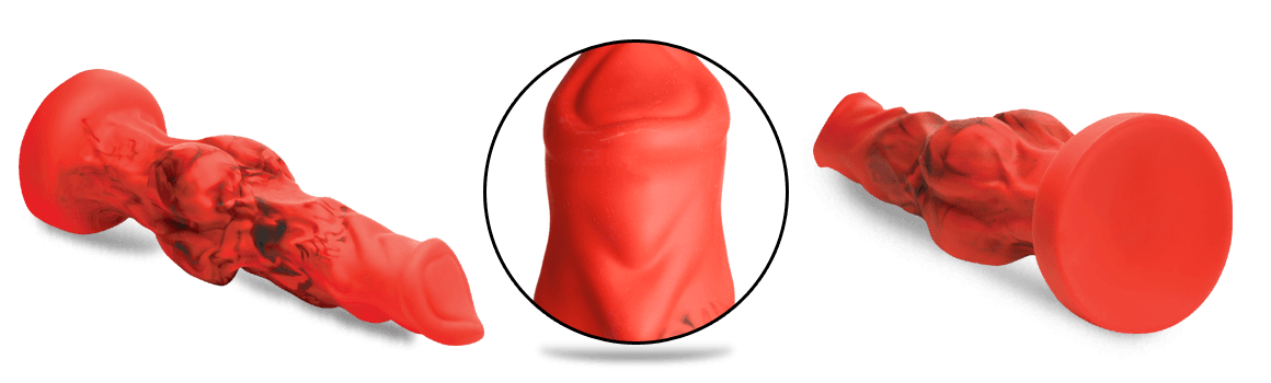 Creature Cocks Fire Hound Silicone Dildo