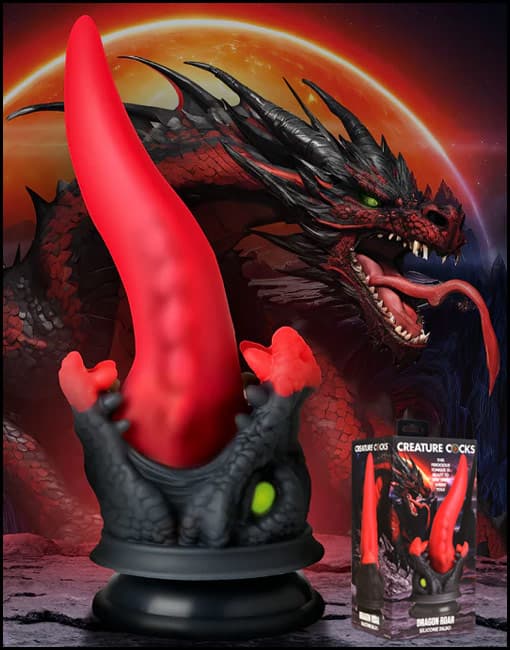 Creature Cocks Dragon Roar Silicone Dildo