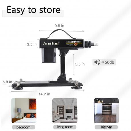 Auxfun Sex Machine for Women Pleasure with 3XLR Suction Cup Adapter