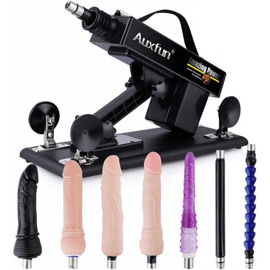 Auxfun Affordable Automatic Fucking Machine For Anal Sex with 5 3XLR Dildos